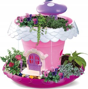 Magiczny Domek Doniczka Do Uprawy Roślin Kwiatów Dla Dzieci + Meble Nasiona 7