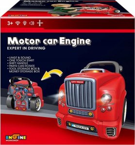 Interaktywny Silnik Do Skręcania Rozkręcania Mały Mechanik Ciężarówka Auto 7