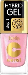 Delia Hybrid Gel Coral Lakier Do Paznokci 11ml Pink Pudding (100) 1