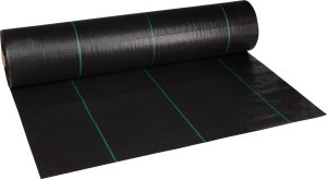 MOCNA AGROWŁÓKNINA MATA ANTYCHWASTOWA 1,1x50m 90g/m CZARNA AGROTKANINA 3