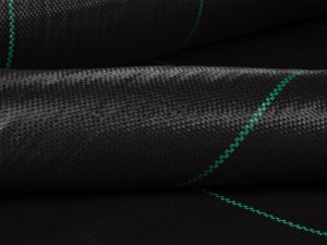 MOCNA AGROWŁÓKNINA MATA ANTYCHWASTOWA 1,1x50m 90g/m CZARNA AGROTKANINA 6