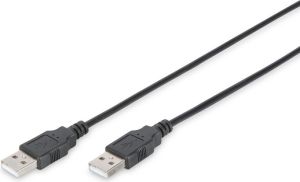 Kabel USB Digitus USB-A - 1.8 m Czarny (DB-300100-018-S) 1