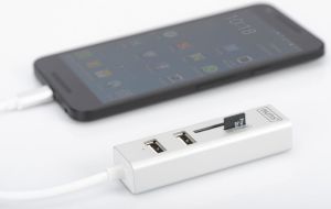 HUB USB Digitus 1x SD 1x microSD  + 3x USB-A 2.0 (DA-70243) 5