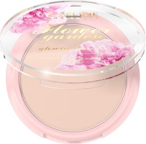 Eveline Flower Garden Prasowany puder rozświetlający 8g 2