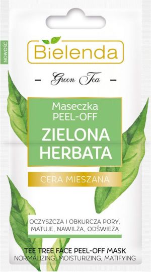 Bielenda Zielona Herbata maseczka do twarzy pell-off 2x5g 1