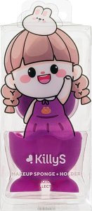 KillyS Tamagotchi girl gąbeczka do makijażu ze stojakiem violet 1szt. 1