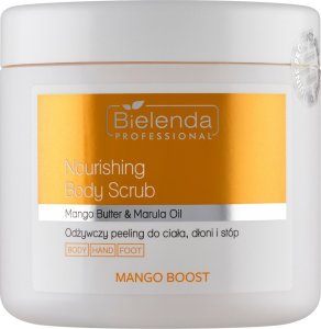 Bielenda Professional Mango boost odżywczy peeling do ciała dłoni i stóp 550g 1