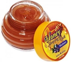 Holika Holika Honey Sleeping Pack Maseczka przeciwzapalna Blueberry na noc 90ml 2