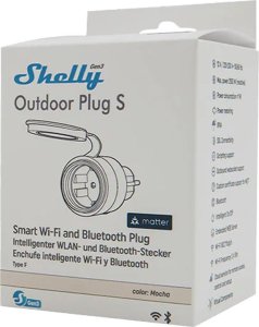 Shelly Inteligentne gniazdko zewnętrzne Plug S MTR Gen3 IP44 12A 4