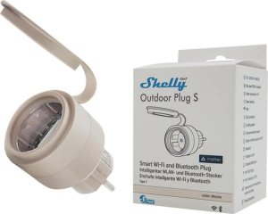 Shelly Inteligentne gniazdko zewnętrzne Plug S MTR Gen3 IP44 12A 5