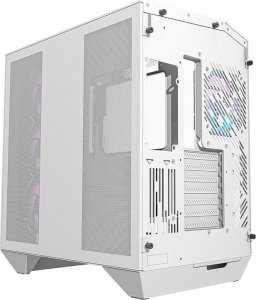 Obudowa Darkflash DY470 biała + 4 wentylatory + uchwyt GPU 7