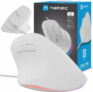 Mysz Natec Crake 2 Pro biała (NMY-2273) 2