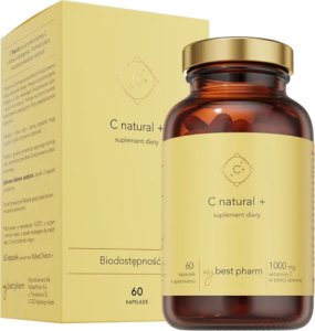 MyBestPharm C natural+ suplement diety 60 kapsułek 1