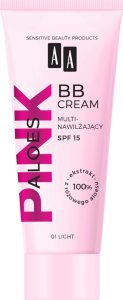 AA Aloes Pink BB Krem Multinawilżający SPF 15 30ml Light (01) 1