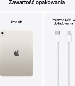 Tablet Apple iPad Air 11" 6 gen. 512 GB Beżowy (MCAA4HC/A) 2