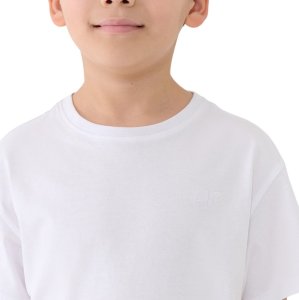 Koszulka dla chłopca 4F M2330 biała 4FJWMM00TTSHM2330 10S 158cm 4