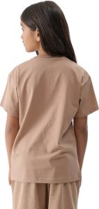 Koszulka dla dziewczynki 4F F2326 beżowa 4FJWSS25TTSHF2326 83S 158cm 2