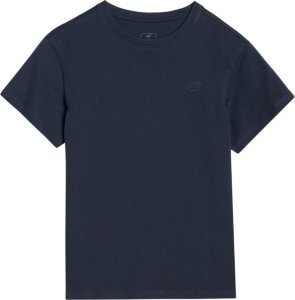 Koszulka dla chłopca 4F M2330 granatowa 4FJWMM00TTSHM2330 31S 158cm 2