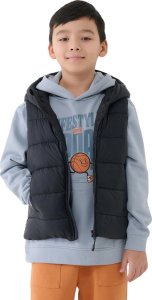 Kamizelka dla chłopca 4F M169 czarna 4FJWSS25TVJAM169 20S 158cm 6