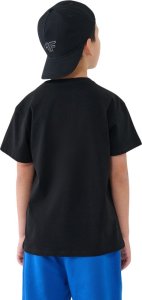 Koszulka dla chłopca 4F M2330 czarna 4FJWMM00TTSHM2330 20S 146cm 3