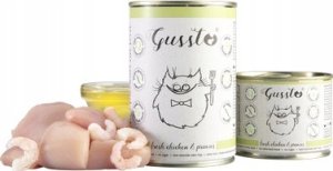 GUSSTO pusz.400g FRESH CHICKEN & PRAWNS /6 Pokarm dla kota z KURCZAKIEM I KREWETKAMI 3
