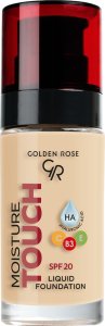 Golden Rose Moisture Touch Nawilżający podkład do twarzy SPF20 30ml (106) 1