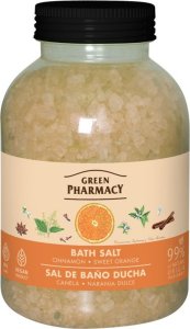 Green Pharmacy Sól do kąpieli Cynamon + Pomarańcza 1000g 1