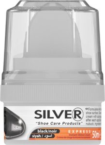 Silver Pasta do obuwia z gąbką 50ml Czarna (02) 1