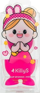 KillyS Tamagotchi girl gąbeczka do makijażu ze stojakiem magenta 1szt. 1