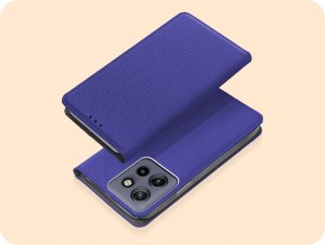 ETUI Z KLAPKĄ DO MOTOROLA EDGE 50 NEO / THINKPHONE 25 GRANATOWE MAGNETYCZNE 2