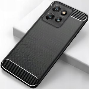 Etui do Motorola ThinkPhone 25 / Edge 50 Neo 5G (Czarne, Karbon)   Szkło 9H 2