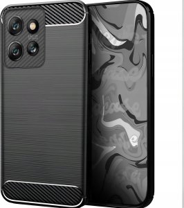 Etui do Motorola ThinkPhone 25 / Edge 50 Neo 5G (Czarne, Karbon)   Szkło 9H 5