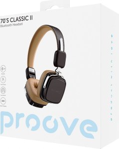Słuchawki Bezprzewodowe Retro Nauszne Bluetooth 5.4 70'Classic II Proove / Beżowo - Brązowy 8