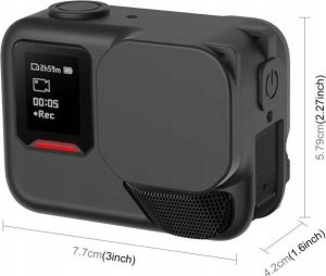 Pokrowiec Puluz Futerał Obudowa Pokrowiec Etui Silikon Case Dekielek do Insta360 Ace Pro 2 / PU745B 9