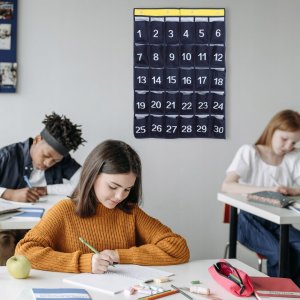 Organizer na Smartfony Telefony - Kieszonki Przechowywania do Szkoły Biura 15