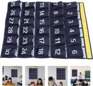 Organizer na Smartfony Telefony - Kieszonki Przechowywania do Szkoły Biura 10