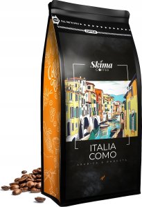 Kawa ziarnista 1kg ITALIA COMO BLEND Świeżo Palona do ekspresu + GRATIS 2