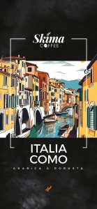 Kawa ziarnista 1kg ITALIA COMO BLEND Świeżo Palona do ekspresu + GRATIS 3