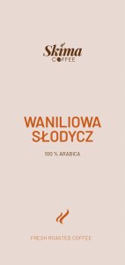 Kawa ziarnista SkimaCoffee Kawa ziarnista 1kg WANILIOWA SŁODYCZ 100% ARABICA Świeżo Palona do ekspresu 3