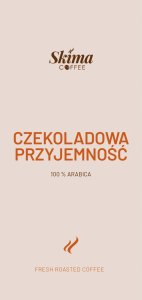 Kawa ziarnista SkimaCoffee Kawa ziarnista 1kg CZEKOLADOWA PRZYJEMNOŚĆ 100% ARABICA Świeżo Palona do ekspresu 3