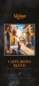 Kawa ziarnista 1kg CAFFE ROMA BLEND (SPECIAL EDITION) do ekspresu + GRATIS 3