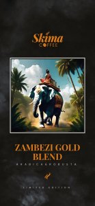 Kawa ziarnista 1kg ZAMBEZI GOLD BLEND (LIMITED EDITION) do ekspresu + GRATIS 3