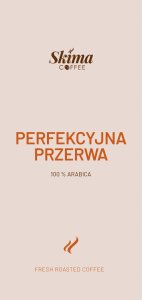 Kawa ziarnista SkimaCoffee Kawa ziarnista 1kg PERFEKCYJNA PRZERWA 100% ARABICA Świeżo Palona do ekspresu + GRATIS 3