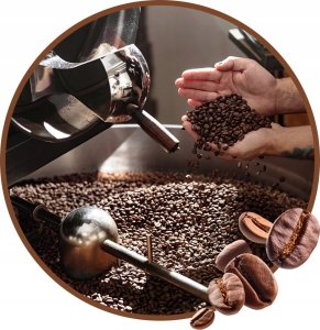 Kawa ziarnista SkimaCoffee Kawa ziarnista 1kg PERFEKCYJNA PRZERWA 100% ARABICA Świeżo Palona do ekspresu + GRATIS 8