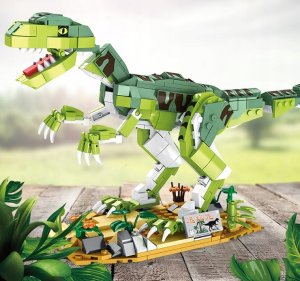 Klocki Dinozaur Velociraptor 7