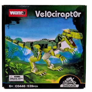 Klocki Dinozaur Velociraptor 8