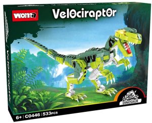 Klocki Dinozaur Velociraptor 9