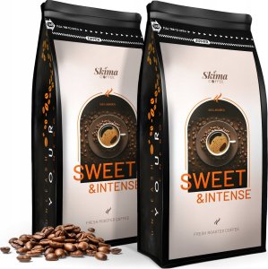 Kawa ziarnista SkimaCoffee Zestaw Kawa ziarnista 1kgX2 SWEET&INTENSE 100% ARABICA Świeżo Palona do ekspresu 2