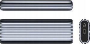 Kieszeń dyskowa M.2 NVME USB-C 3.2 - szara 2