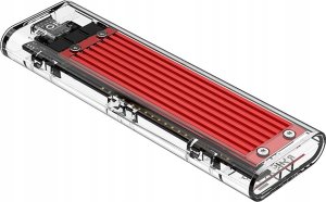 Kieszeń dyskowa M.2 NVME na USB-C 10Gbps - czerwona 2